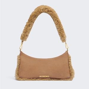 JACQUEMUS LE BISOU DOUX BAG CAMEL